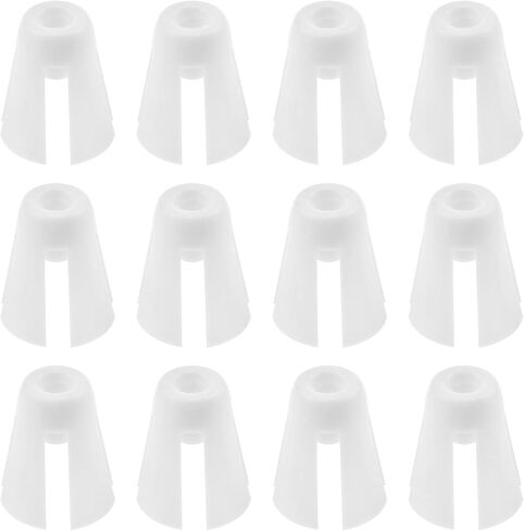 White Plastic Coil Claw Thread, Spool conical Bracket, Sewing Machine Wire Rack Accessories (12 Pieces) in Saudi Arabia