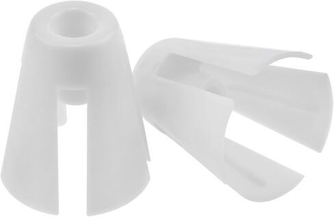 White Plastic Coil Claw Thread, Spool conical Bracket, Sewing Machine Wire Rack Accessories (12 Pieces) in Saudi Arabia
