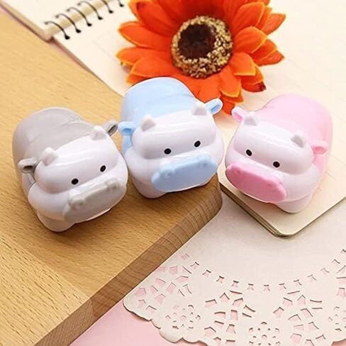 1Pc Random Color Cute Cattle Design Sharpener Cow Ox Kawaii Pencils Sharpeners Girls Gifts Stationery Office Supplies Nice Design Deft Processed,Writing and Correction Supplies in Kuwait