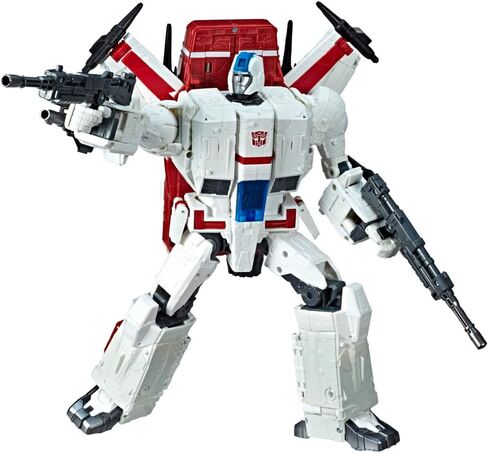 لعبة ترانسفورمرز تويز جينيريشنز وور فور سايبرترون كوماندر WFC-S28 Jetfire - فصل الحصار - للبالغين والأطفال من سن 8 سنوات فما فوق، 11 بوصة in Saudi Arabia