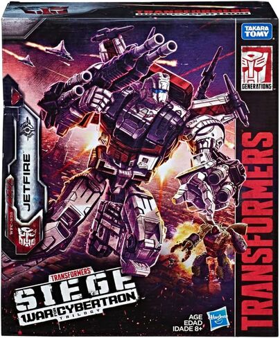 لعبة ترانسفورمرز تويز جينيريشنز وور فور سايبرترون كوماندر WFC-S28 Jetfire - فصل الحصار - للبالغين والأطفال من سن 8 سنوات فما فوق، 11 بوصة in Saudi Arabia