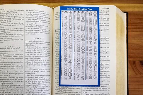 Bible Reading Plans, Bulk Set of 5 Daily Planner Bible Study Bookmarks, Read The Entire Bible in One Year, Christian Devotional Scripture Tabs, Religious Handout Gifts for Church & Small Groups in Saudi Arabia