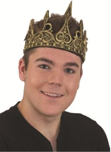 Men King Crown PU Foam 3D Fancy Dress Stage Performance Props For Pageant Birthday Wedding Party Costume Princess Decoration in Saudi Arabia