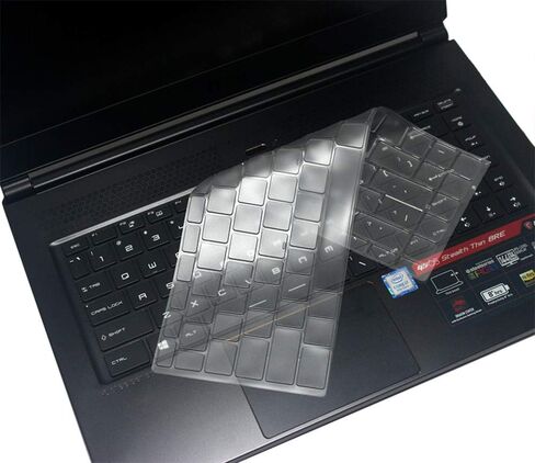 غطاء حماية للوحة المفاتيح شفاف رفيع للغاية متوافق مع كمبيوتر محمول MSI GS65 GF63 Stealth Thin Gaming مقاس 15.6 بوصة 15 بوصة، MSI PS63 P65 WP65 WS65 15.6 بوصة، كمبيوتر محمول للألعاب MSI PS42 14 بوصة in Kuwait