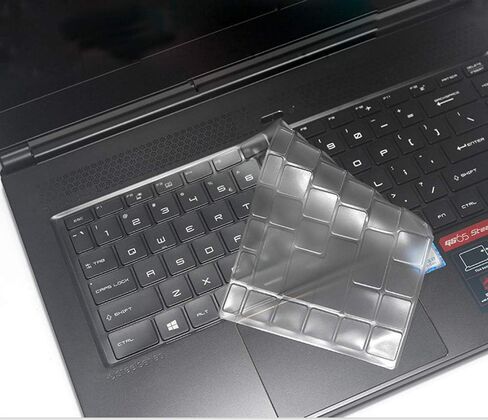 غطاء حماية للوحة المفاتيح شفاف رفيع للغاية متوافق مع كمبيوتر محمول MSI GS65 GF63 Stealth Thin Gaming مقاس 15.6 بوصة 15 بوصة، MSI PS63 P65 WP65 WS65 15.6 بوصة، كمبيوتر محمول للألعاب MSI PS42 14 بوصة in Kuwait