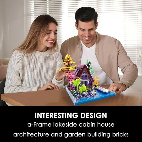 Micro Building Blocks Sets，Chinese Moon Palace Architecture and Cherry Blossom Bonsai Tree Building Toys for Adults，Japanese Sakura House Model，Creative Mini Bricks Gift for Kids 14+，2588 PCS in Saudi Arabia