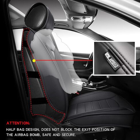 PONYJOYUP Leather Seat Covers for Cars, Waterproof Automotive Seat Covers & accessories for Cars, 5 Passenger Leatherette Car seat Covers for SUV & Universal, Interior Covers for Cars.(FULL SET-Beige) in Saudi Arabia