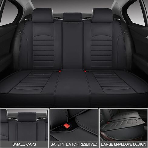 PONYJOYUP Leather Seat Covers for Cars, Waterproof Automotive Seat Covers & accessories for Cars, 5 Passenger Leatherette Car seat Covers for SUV & Universal, Interior Covers for Cars.(FULL SET-Beige) in Saudi Arabia