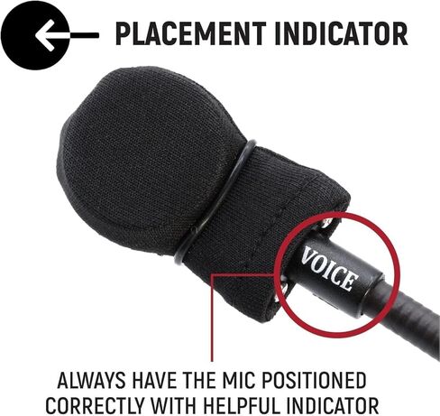 طقم خوذة IMSA المتينة لأجهزة راديو السباق والاتصالات الإلكترونية - تتميز بذراع M101 Mic Flex ومقبس برعم الأذن 1/8 بوصة in Kuwait