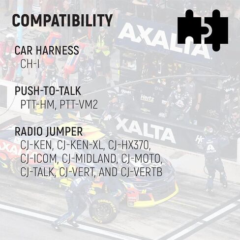 طقم خوذة IMSA المتينة لأجهزة راديو السباق والاتصالات الإلكترونية - تتميز بذراع M101 Mic Flex ومقبس برعم الأذن 1/8 بوصة in Kuwait