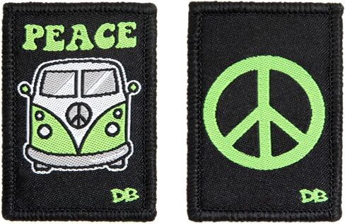 Dime Bags Interchangeable Accessory Patches | Removable Patches for Dime Bags Customization | 2-Pack (Shalom) in Saudi Arabia