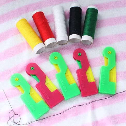 6 قطع من خيوط الخياطة، خيوط الخياطة الأوتوماتيكية، خيوط الخياطة اليدوية، خيوط الخياطة اليدوية، أداة الخياطة اليدوية (لون عشوائي) in Kuwait