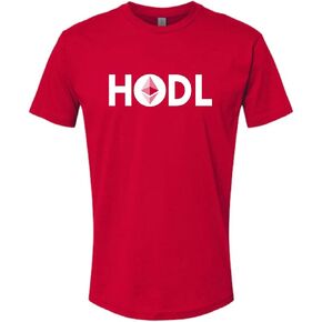 Go All Out Adult HODL Ethereum Hold ETH Crypto Deluxe Soft T-Shirt in Kuwait