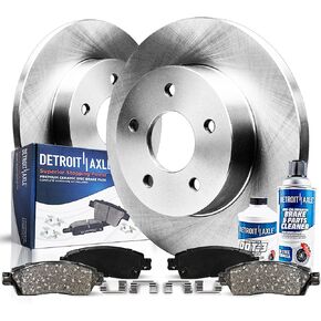 Detroit Axle - مجموعة الفرامل الخلفية لدودج جراند كارافان رحلة كرايسلر تاون آند دبليو فولكس فاجن بديلة بديلة الدوارات ومنصات الفرامل السيراميك: 12.91 "بوصة دوار in Saudi Arabia
