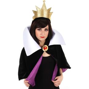Adult Evil Queen Headband and Collar Set - Crown Headband with Cape in Kuwait
