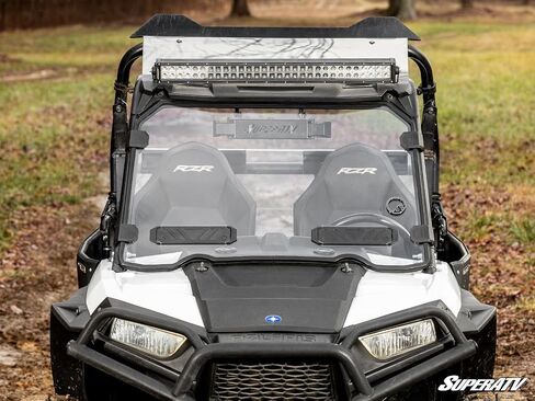 الزجاج الأمامي المتنفيس المقاوم للخدش SuperatV لسلسلة Polaris RZR 900 (2015-2020)-بناء بولي كربونات متين | يتضمن ختم لمبة مثبتة مسبقًا in Saudi Arabia