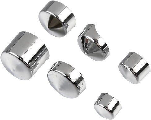 TCMT Chrome ABS Plastic Bolt Toppers Caps Kit Fits for Harley Electra Glide Road King 1994 1995 1996 1997 1998 1999 2000 2001 2002 2003 2004 2005 2006 in Saudi Arabia