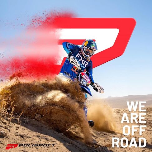 POLISPORT MOTOCROSS (MX) مجموعة بلاستيكية متماثلة لـ Honda CRF 110F (2013-18)-جودة OEM ، متينة ، مرنة ومثالية-أبيض in Saudi Arabia
