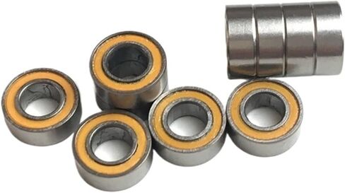 MR106RS تحمل ABEC-3 (10pcs) 6x10x3 مم مصغرة MR106-2RS محامل الكرة البرتقالية MR106 2RS المحمل in Kuwait
