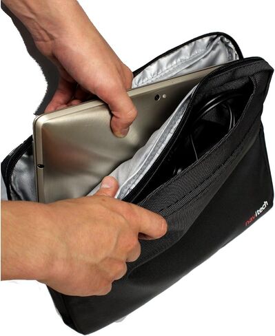 Navitech Black 11.6 بوصة كمبيوتر محمول/دفتر ملاحظات/حالة Ultrabook/حقيبة متوافقة مع Acer C720 Chromebook/Acer C7 Chromebook/Samsung Chromebook/HP Chromebook 11 in Kuwait