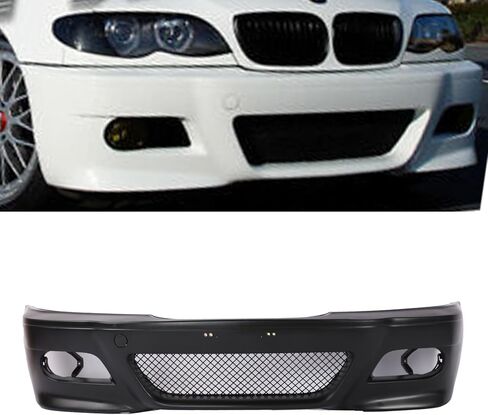 PENSUN M3 Style Front Bumper Covers Fit for 1999-2005 BMW E46 SEDAN Wagon in Saudi Arabia