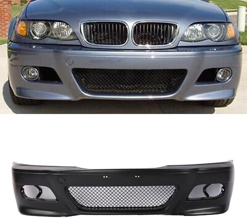 PENSUN M3 Style Front Bumper Covers Fit for 1999-2005 BMW E46 SEDAN Wagon in Saudi Arabia