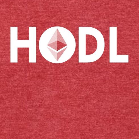Go All Out Adult HODL Ethereum Hold ETH Crypto Deluxe Soft T-Shirt in Kuwait