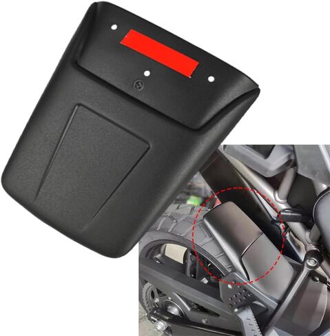 دراجة نارية Mudguard Fender Extension ، دراجة نارية Mudguard Fender ، متوافق مع Harley-Davidson Pan America 1250 RA1250S 2021-2022 ، 1 PC (الخلفية) in Saudi Arabia