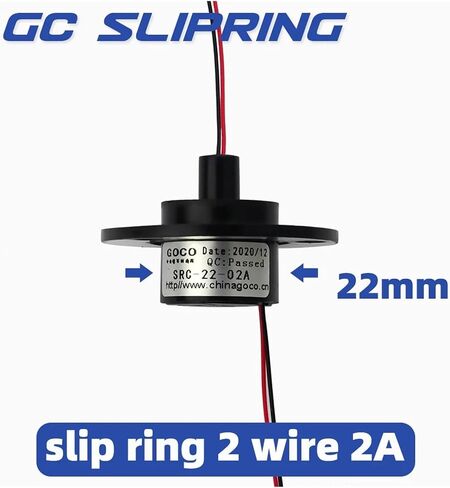 فرشاة جامع خاتم الانزلاق خاتم الكربون خاتم موصل فرشاة SRC-22-02A/2 الطريق 2A قطر 22 مم طول الخط 250 ملم COL in Saudi Arabia