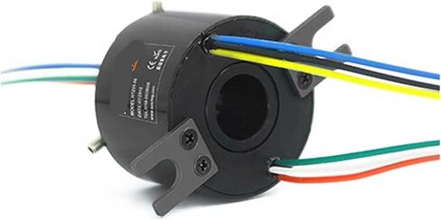 Rotary Joint Joint Hole Diameter 12-12.7mm with 6/12 Circuit/Wire 5A Through Hole Slip Ring Length 25mm Slip Ring(12.7X35mm 12CH 5A) in Saudi Arabia