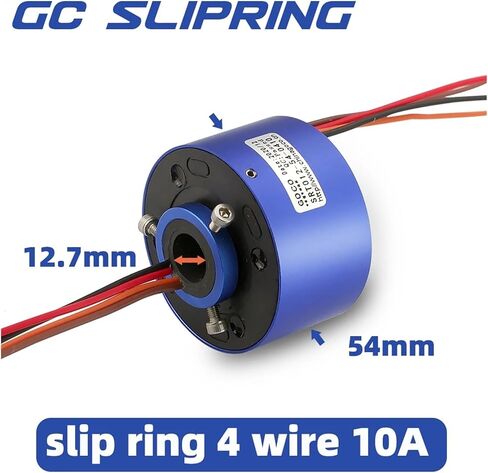 Slip Ring Conductive Slip Ring Through Hole 12.7mm2 Wire 10A Slip Ring Brush Collector Ring in Saudi Arabia
