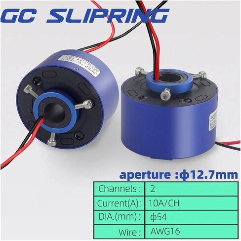 Slip Ring Conductive Slip Ring Through Hole 12.7mm2 Wire 10A Slip Ring Brush Collector Ring in Saudi Arabia