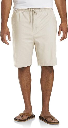 Oak Hill by DXL Men's Big and Tall-blend Shorts Shorts Natural 1XL in Kuwait