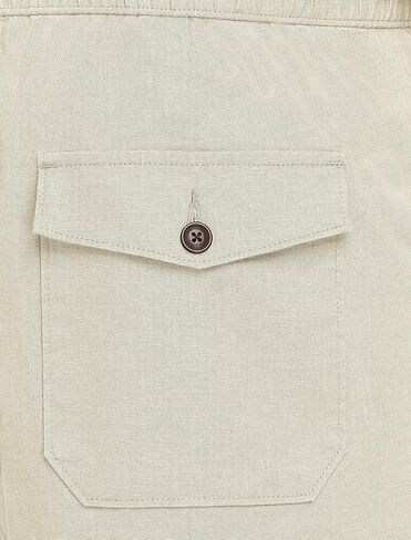 Oak Hill by DXL Men's Big and Tall-blend Shorts Shorts Natural 1XL in Kuwait