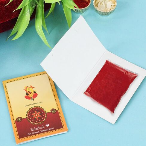TIED RIBBONS Rakhi for Brother (Set of 5) | Rakhi with Card | Roli Tikka - Raksha bandhan Rakhi Bracelet for Brother Rakhi Gift for Brother | Rakhi Thread | Bhai Rakhi in Saudi Arabia