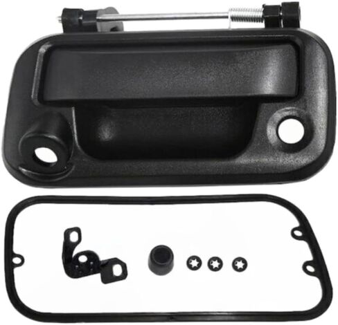for Ford for F250 SuperDuty 2008-2015 Super Duty Tailgate Handle with Keyhole Textured Finish Tailgate Handle Black with Backup Camera in Saudi Arabia