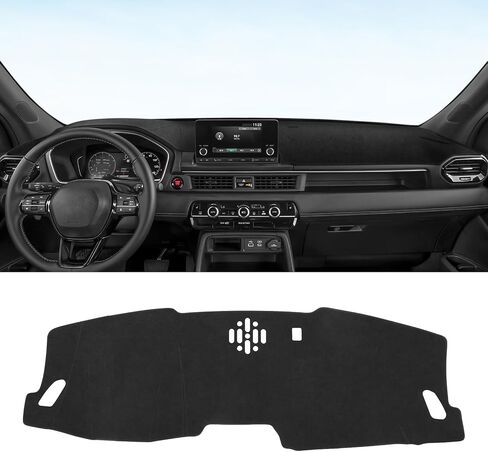 YOJOJOCO Dash Cover for Honda Pilot 2025 2024 2023 (Without HUD) Accessories Flannel Dashboard Cover Dash Mat Center Console Cover Sunshield Protector Pad in Kuwait
