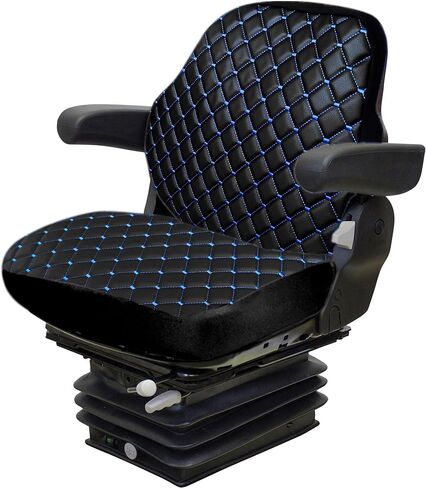 غطاء مقعد الجرار الثقيل لجرارات الخزانة بدون مسند رأس ، غطاء مقعد لجون ديري جرار ، نمط التمويل ، 8 ألوان (مخطط ألوان JD - الجلود الخضراء - غرز أصفر) in Kuwait