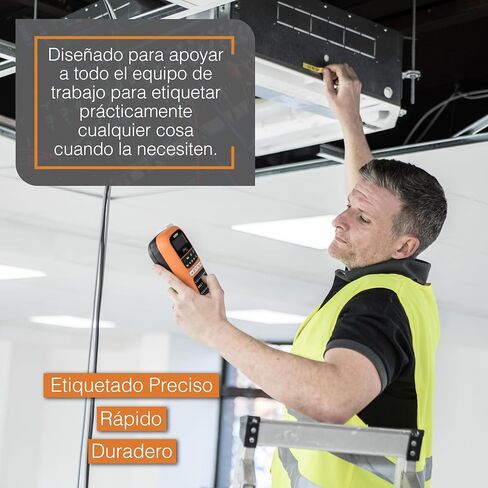مجموعة مقاول Brother PT-E110BP: P-Touch Handheld Industrial Label Printer بالإضافة إلى 3 أشرطة (علامات تصل إلى 12 مم) in Kuwait