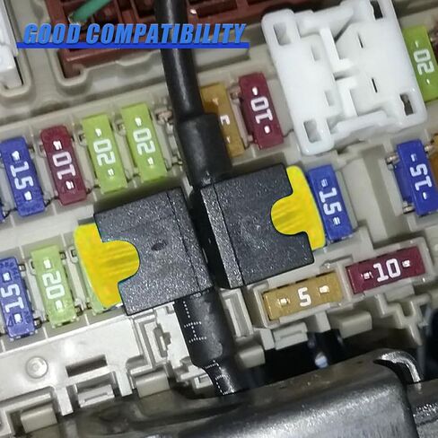 10PCS Micro2 Fuse Tap, 12V 50058R Micro II with 20A Fuses Holder, Car Add a Circuit Fuse Tap Adapters, Car ATR Blade Adapter Add On Dual Circuits for Vehicles Trucks Boats (Micro2) in Saudi Arabia