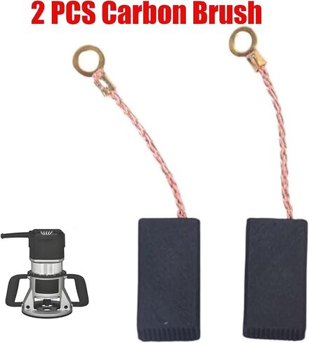 2 Pair Carbon Brush Set Compatible with Porter Cable 7518 75182 7519 75192 7536 75362 7537 7538 7539 874203 878353 and more N031634, 698873 in Kuwait