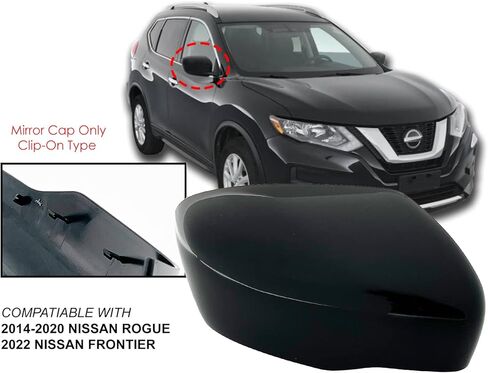 APA Replacement Exterior Mirror Cover fits 2014-2020 Rouge 2017-2020 Pathfinder 2015-2021 Murano Paint-to-Match Passenger Side 963734BA0A in Kuwait