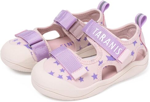 TARANIS Boy and Girl Toddler Summer Sandals Lightweight Summer Sandals Closed-Toe Stars Shoes with Hook and Loop in Saudi Arabia