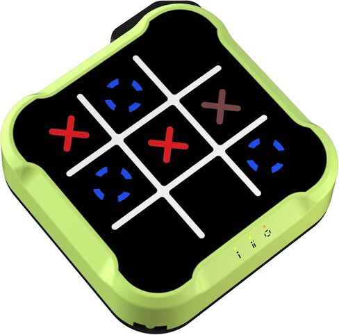 Tic Tac Toe Bolt Game, Handheld Electric Puzzle Game Console, Gift Ideal for Kids and Adults' Birthday, Electronic Board Games for Educational and Memory Growth, Portable Travel Games for Car Ride in Kuwait