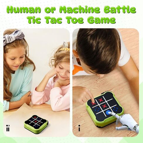 Tic Tac Toe Bolt Game, Handheld Electric Puzzle Game Console, Gift Ideal for Kids and Adults' Birthday, Electronic Board Games for Educational and Memory Growth, Portable Travel Games for Car Ride in Kuwait