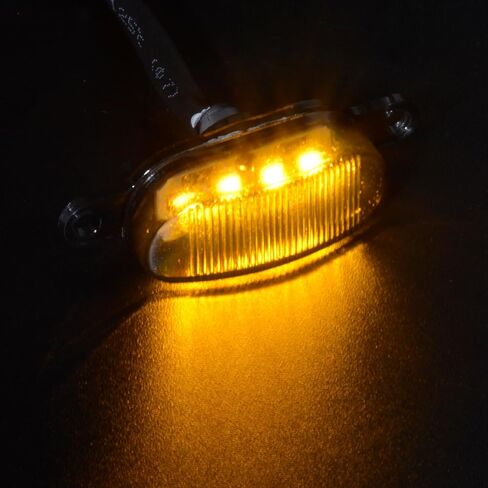 مصابيح الشبكة الأمامية LED للفترة 2004-2020 Ford F150،2017-2022 F250،2013-2018 Dodge RAM 1500 Raptor Style Prefarket Resplication Shells Lamps Accessories (Black Shell Amber Light) in Kuwait