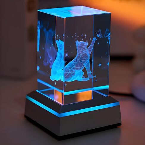 3D Dolphin Heart Crystal Ball Night Lights & Figurines - Snow Globe Sphere Paperweight with LED Base, Home Office Decor Gifts for Women, Girls, Couples on Birthday, Mothers Day, Wedding - 3.15"/8CM in Kuwait