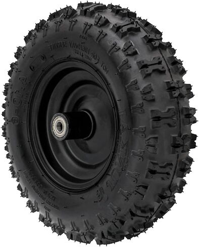4.10-6 Go Kart ATV Tubeless Tire with Rim and 6001ZZ Bearings | Front Tires for Quad Bikes 4 Four Wheelers Tubeless in Saudi Arabia