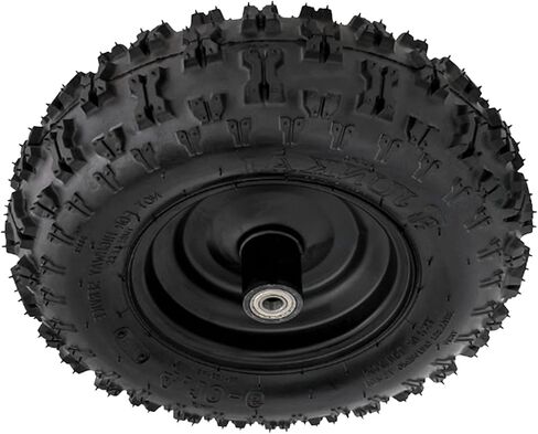 4.10-6 Go Kart ATV Tubeless Tire with Rim and 6001ZZ Bearings | Front Tires for Quad Bikes 4 Four Wheelers Tubeless in Saudi Arabia