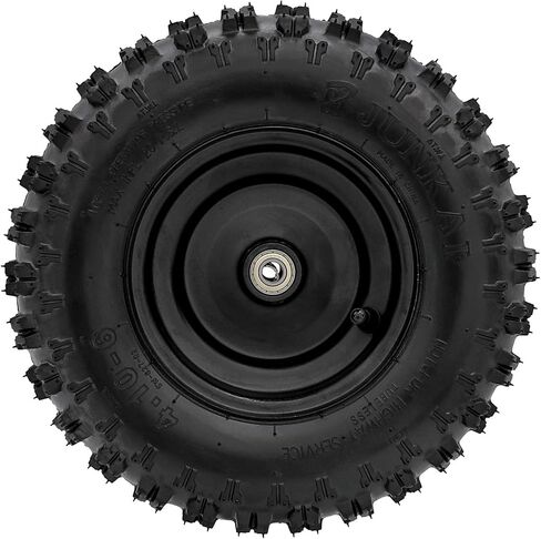 4.10-6 Go Kart ATV Tubeless Tire with Rim and 6001ZZ Bearings | Front Tires for Quad Bikes 4 Four Wheelers Tubeless in Saudi Arabia